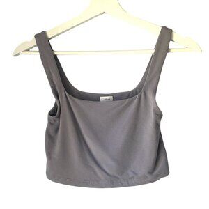 Aritzia Wilfred Vacay Cropped Tank Top in Soft Iris Size XS Summer